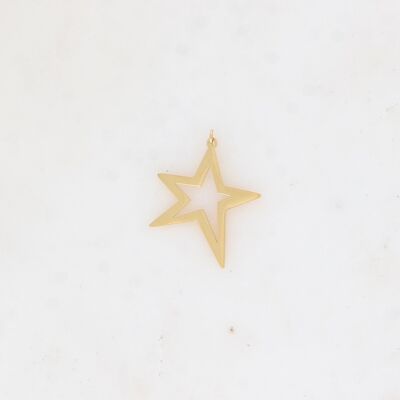 Colgante de estrella calada