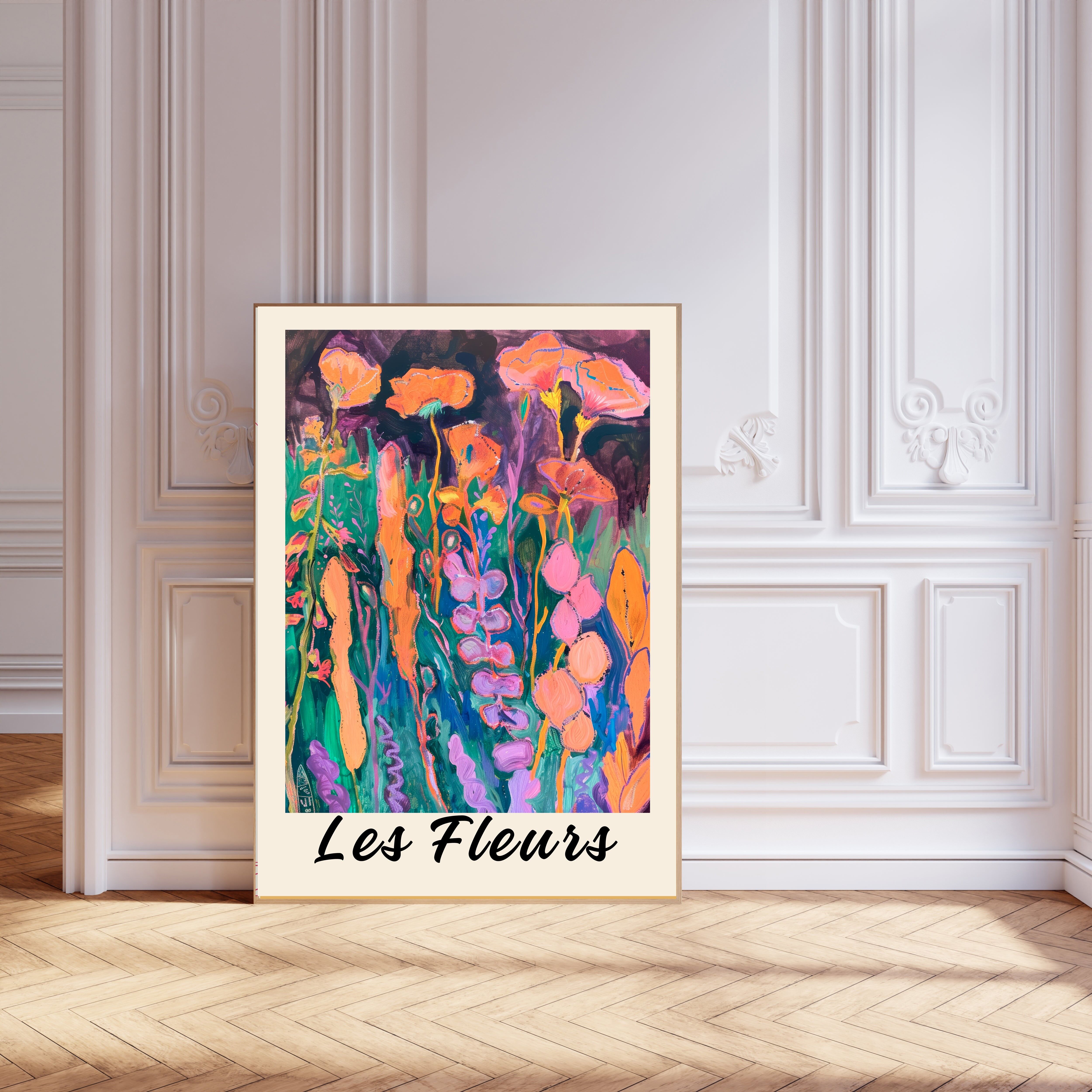 Impression d'art florale Les Fleurs
