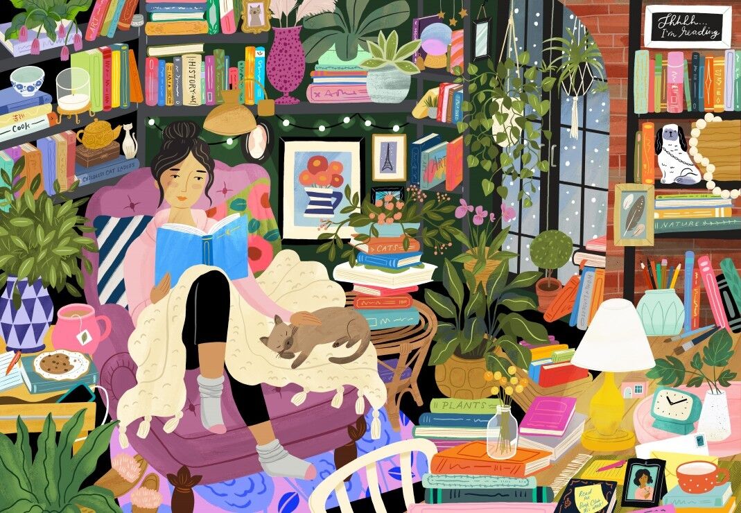 Puzzle 1000 Pièces - Reading Nook
