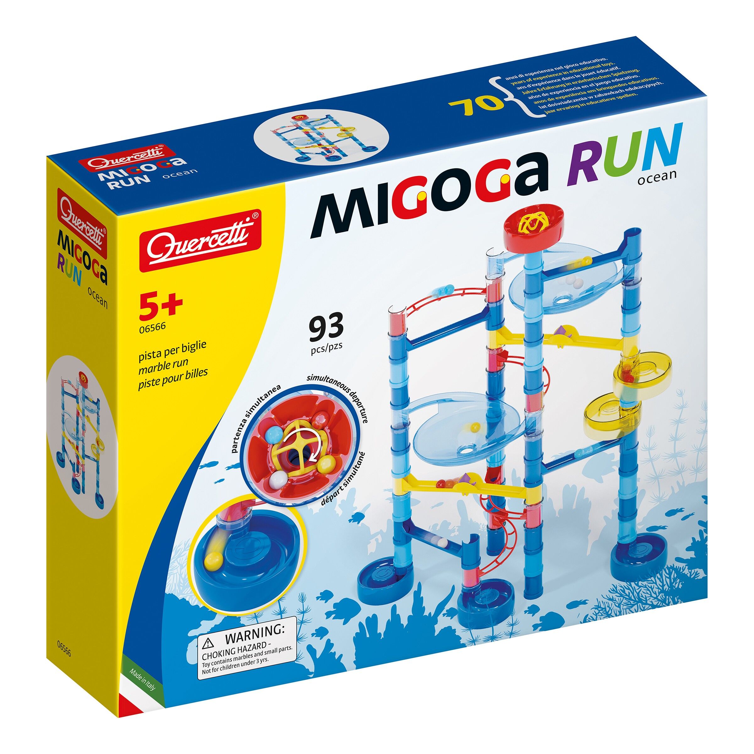 NEW - MIGOGA RUN OCEAN - Marble Run & Construction Game
