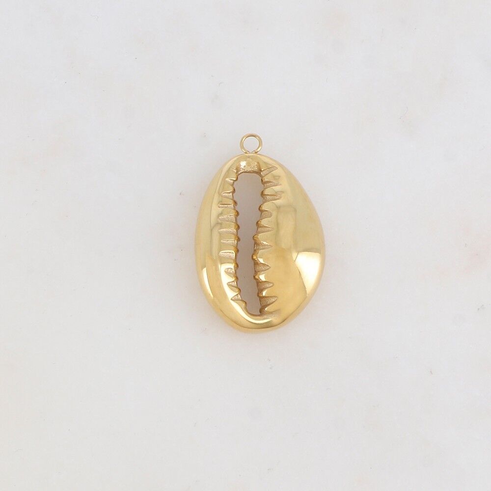 Ciondoli in conchiglia di ciprea (taglia L)