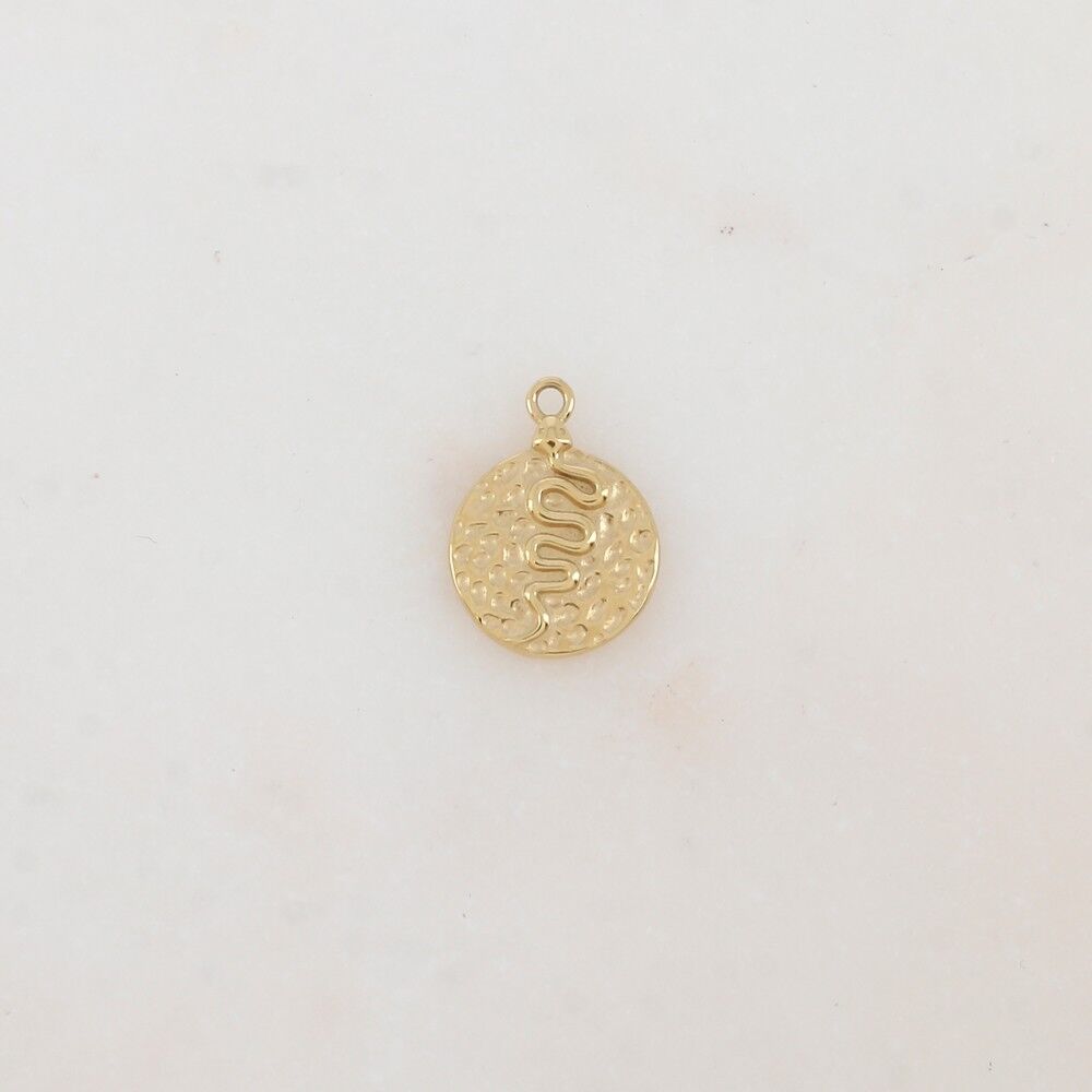 Ciondoli rotondi con motivo a serpente