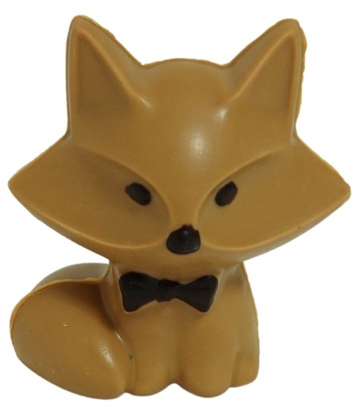 Renard de Pâques chocolat Blanc ambré