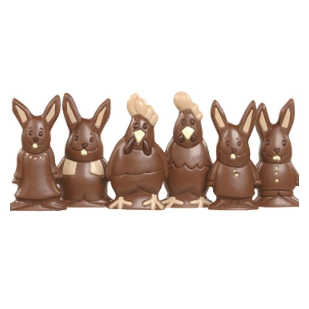 Moulage surprise de Pâques en chocolat Lait