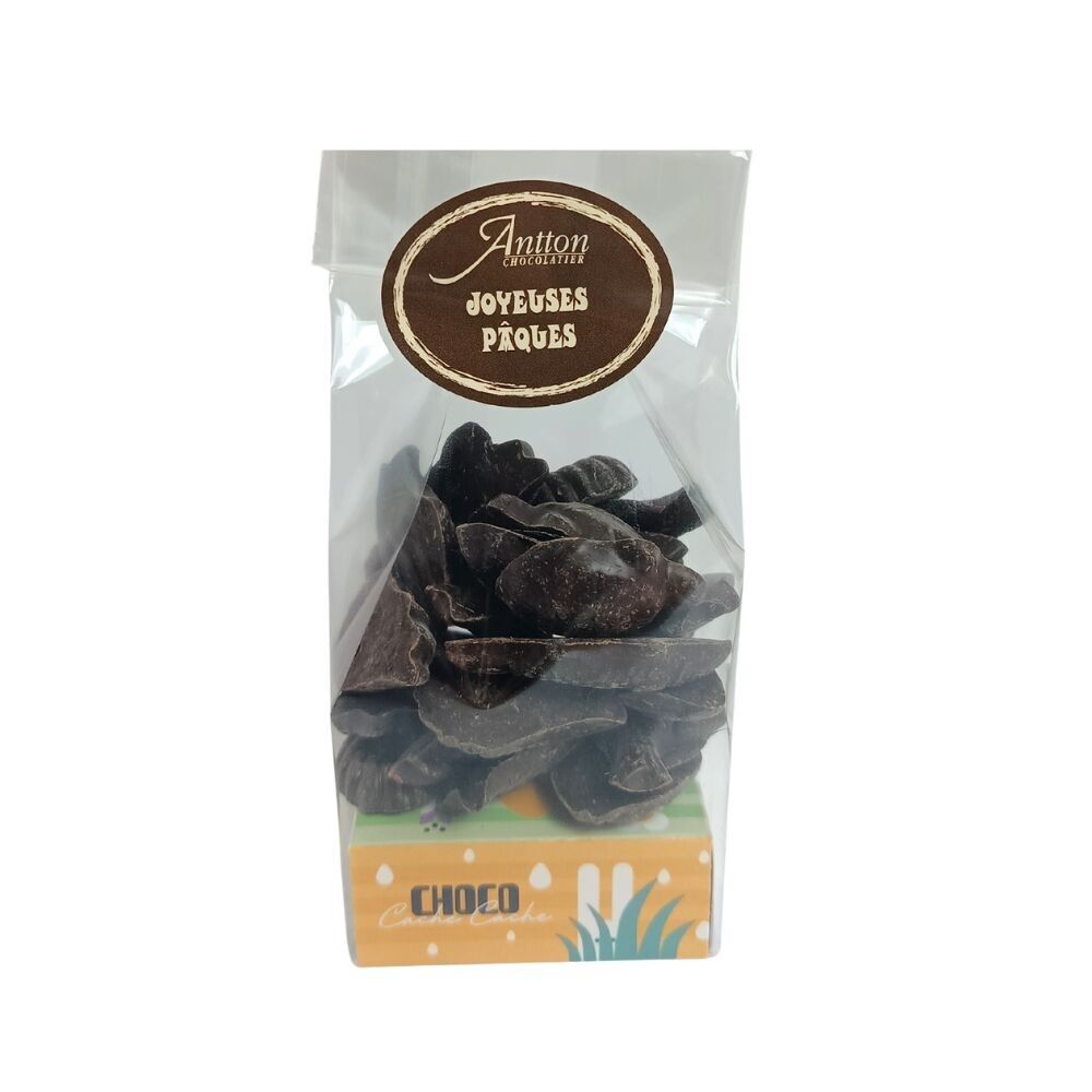 Poche friture de Pâques en chocolat Noir