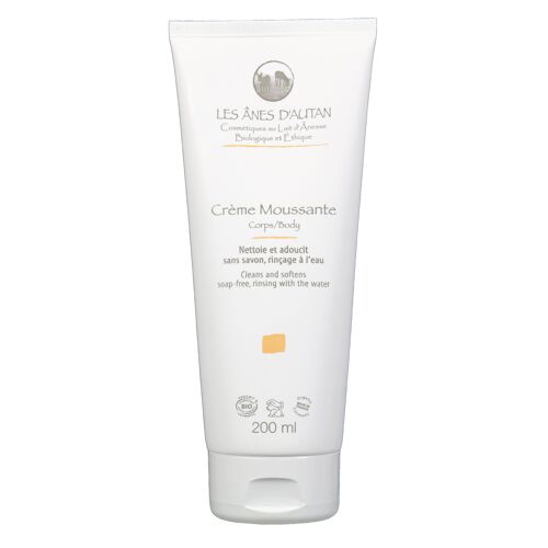 Gel douche au lait d'ânesse - Crème moussante 200 ml