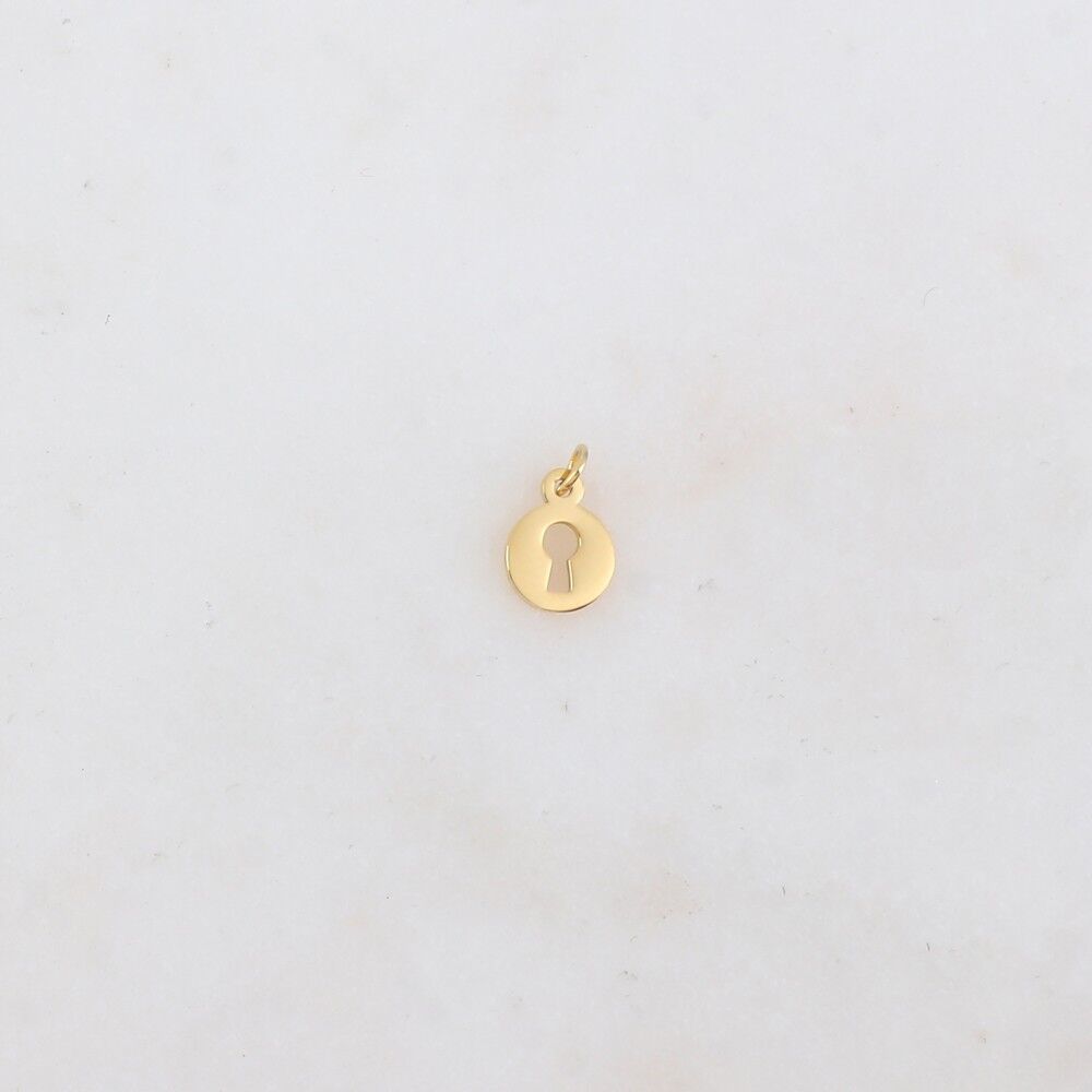 Ciondoli rotondi traforati a forma di chiave