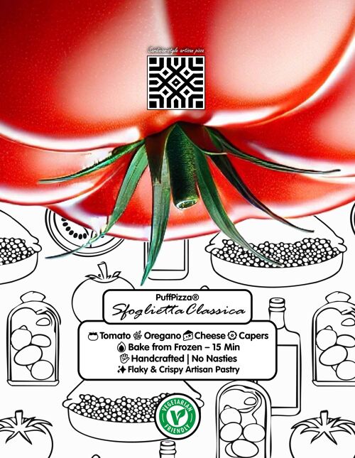Sfoglietta™ Classica by PuffPizza® (6-Pack, Frozen Italian Mini Pizzas) – Box of 6