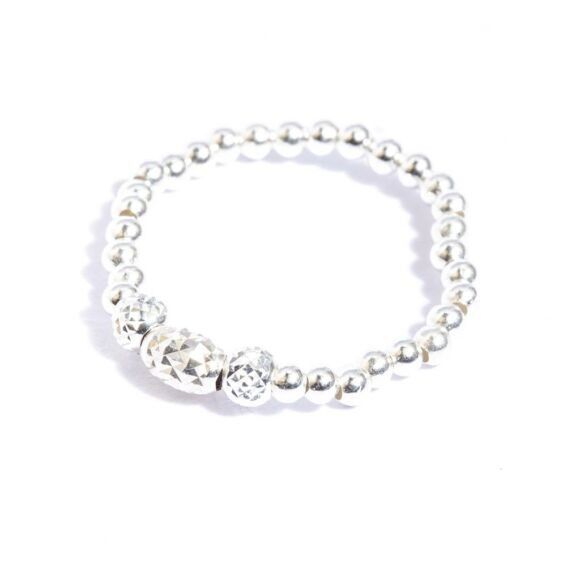 Anello elastico in argento 925 - Adiam