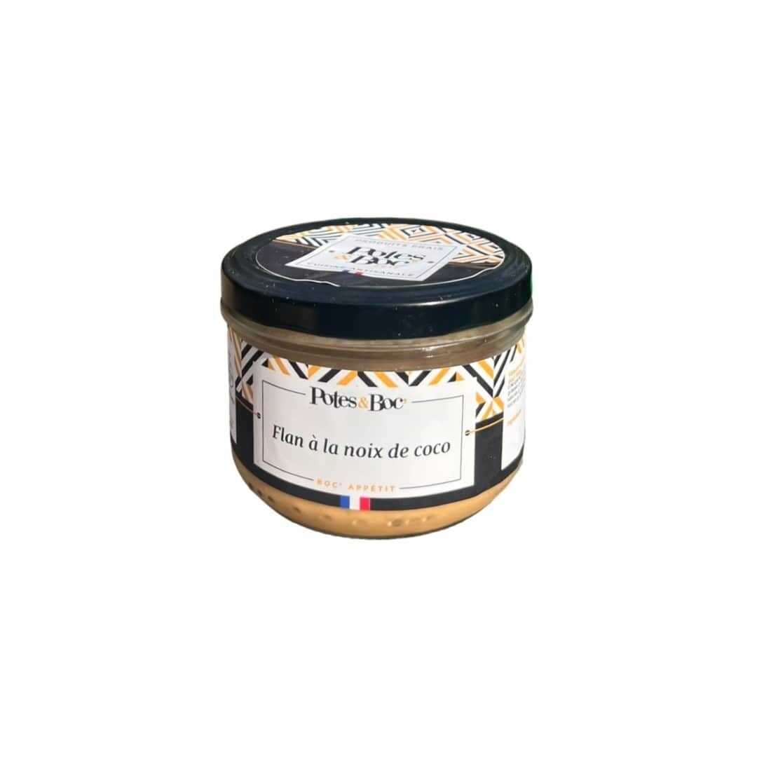 Flan al cocco 140g x9 (barattolo)