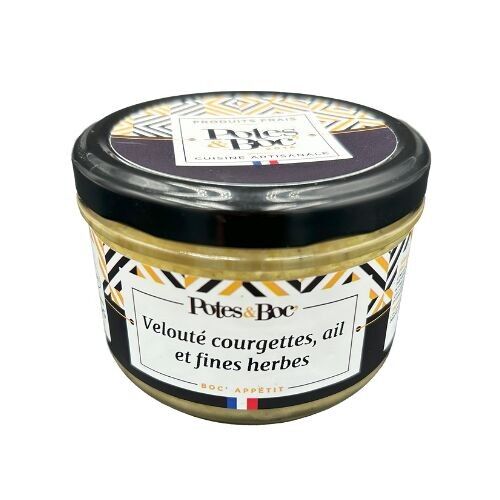 Creamy zucchini, garlic and fine herbs soup 180g x9 (jar)