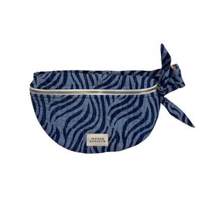 Riñonera infantil Zebra Indigo