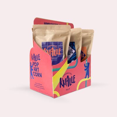 pack de six popcorn