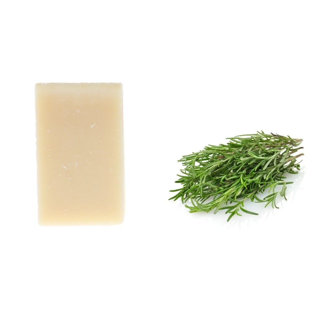 Cold process artisanal soap for oily skin with donkey milk - Rosemary