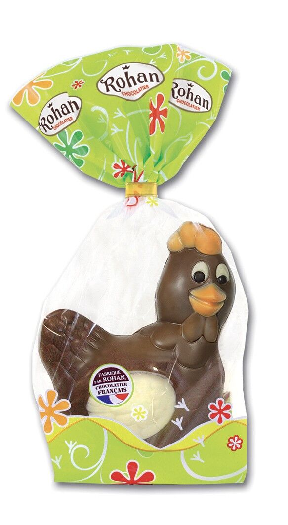 POULE DECOREE, LAIT 200gr, ROHAN, pâques