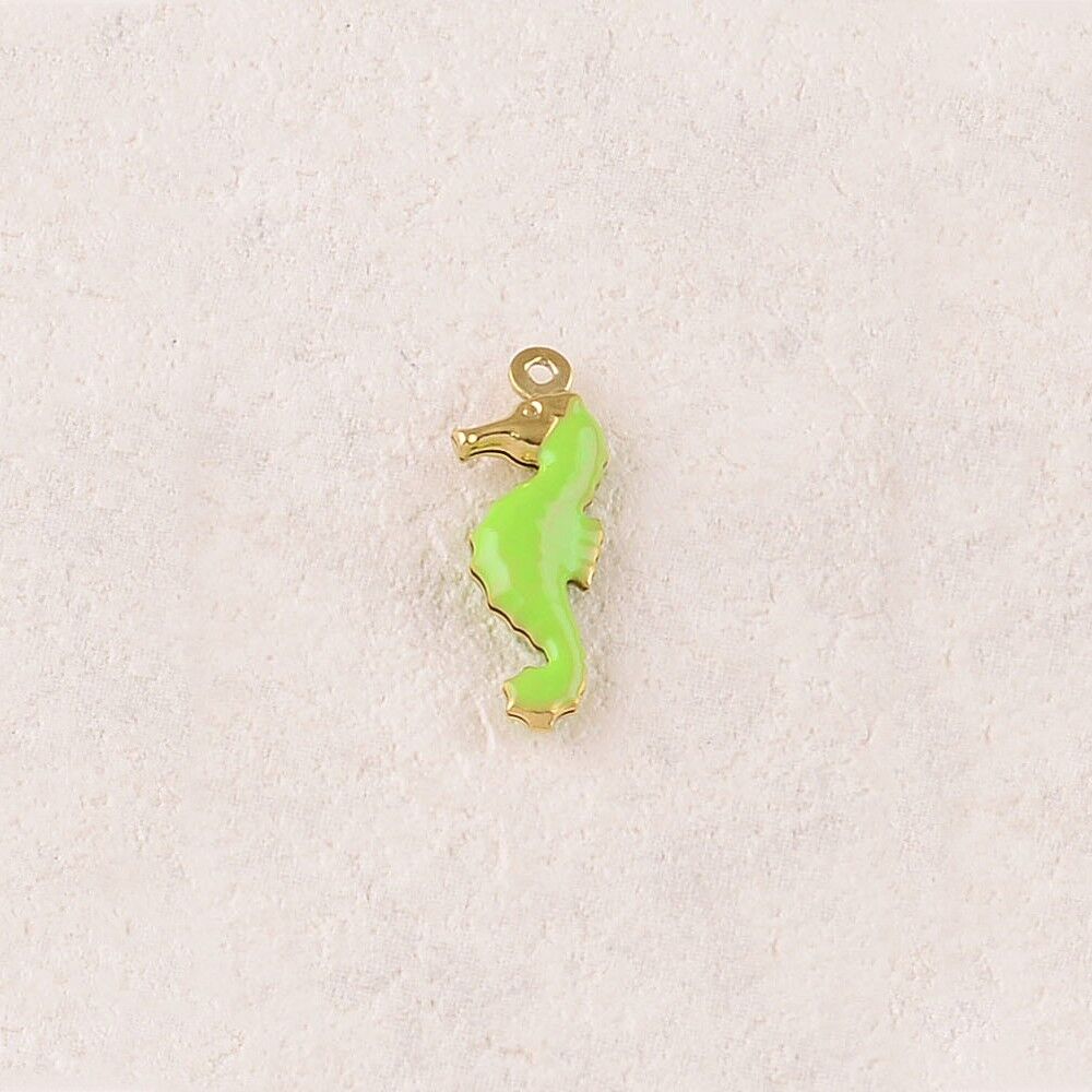 Emaillierte Seepferdchen-Anhänger