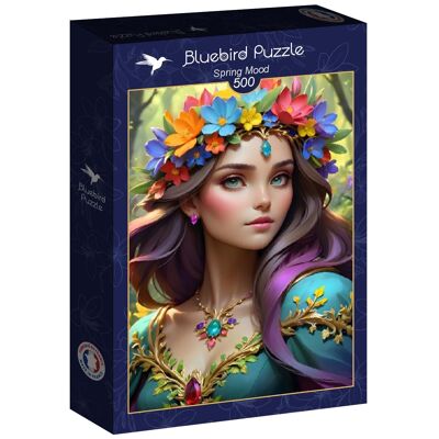 Puzzle Bluebird da 500 pezzi - Mood primaverile