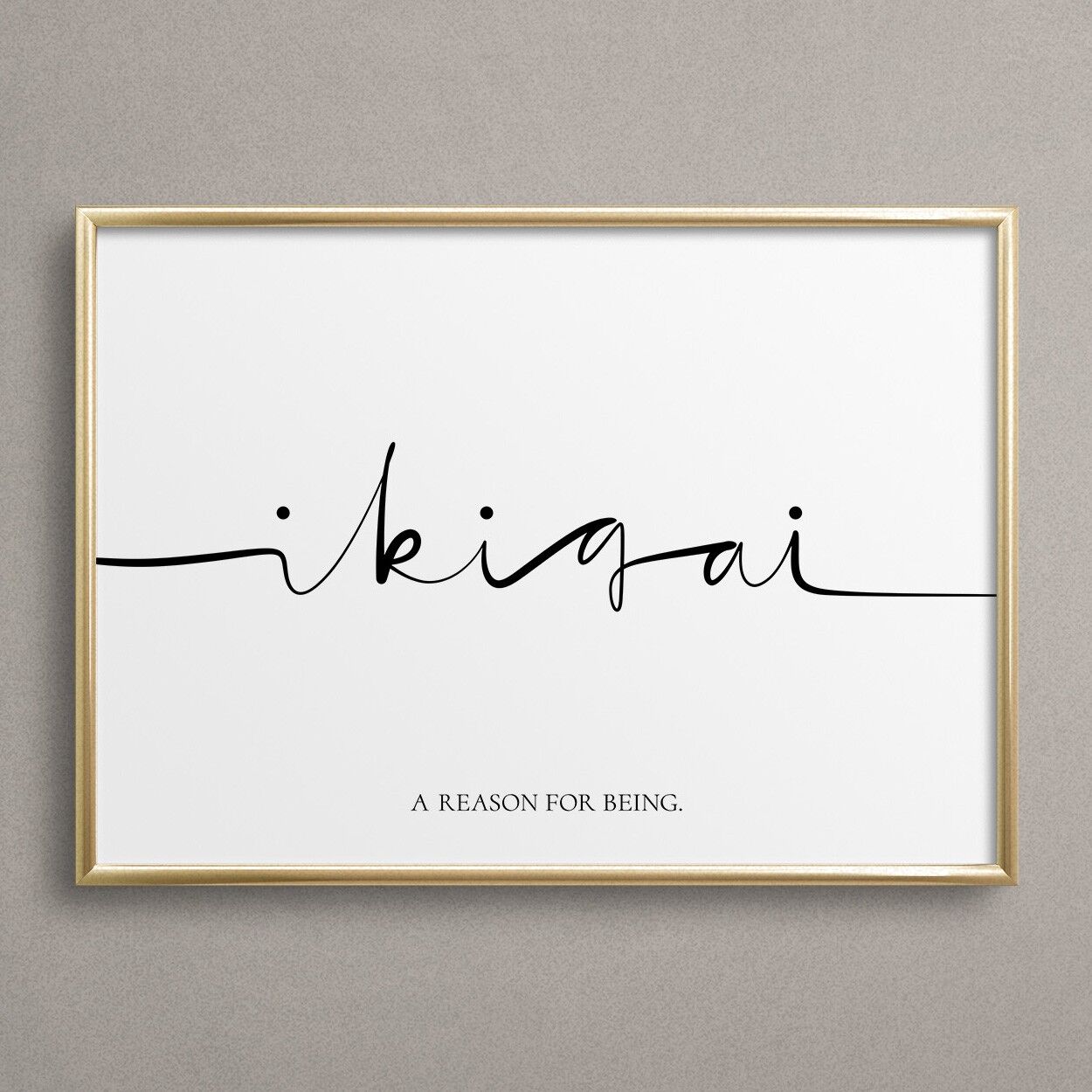 Poster 'Ikigai - A reason for being'