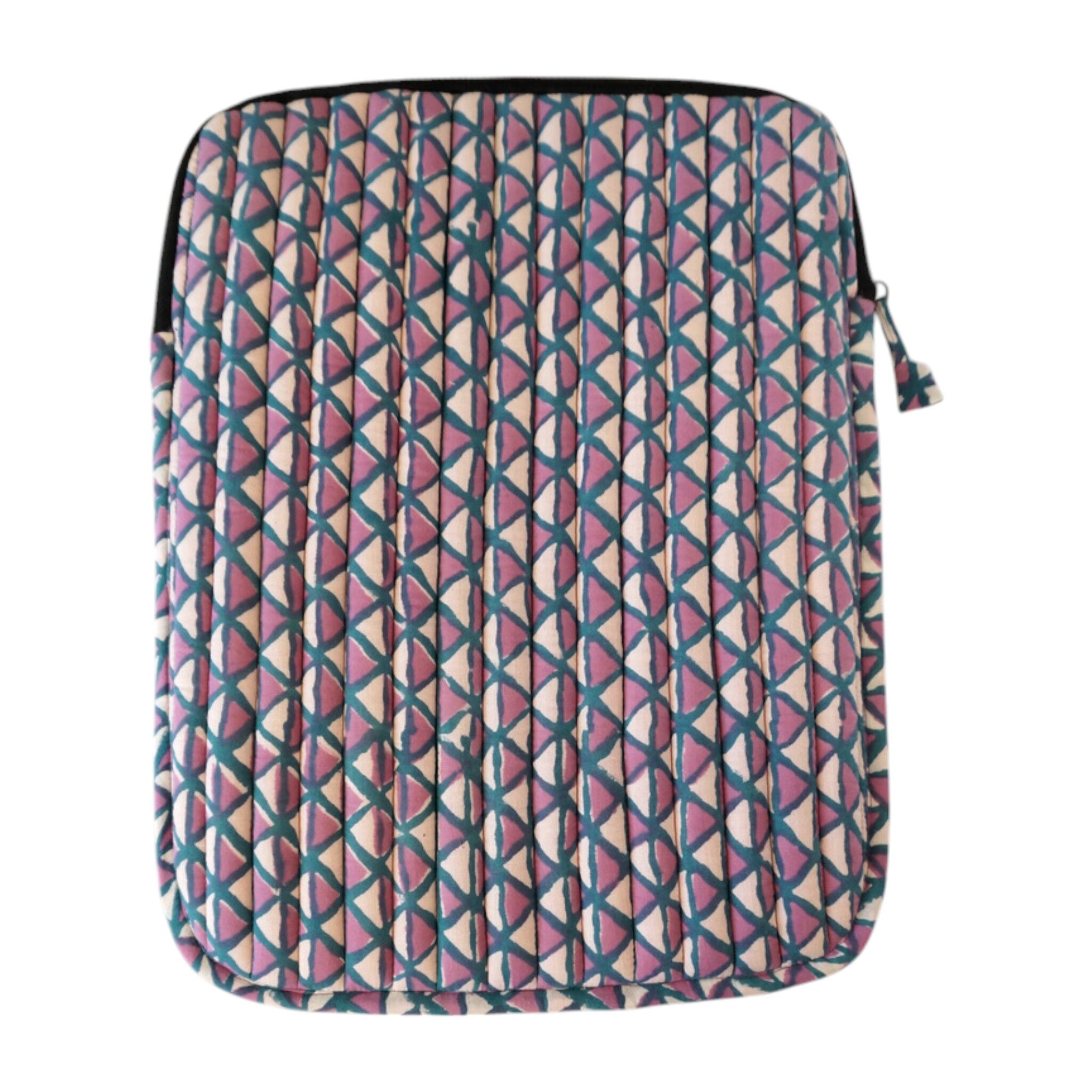 "Raja" printed cotton computer case