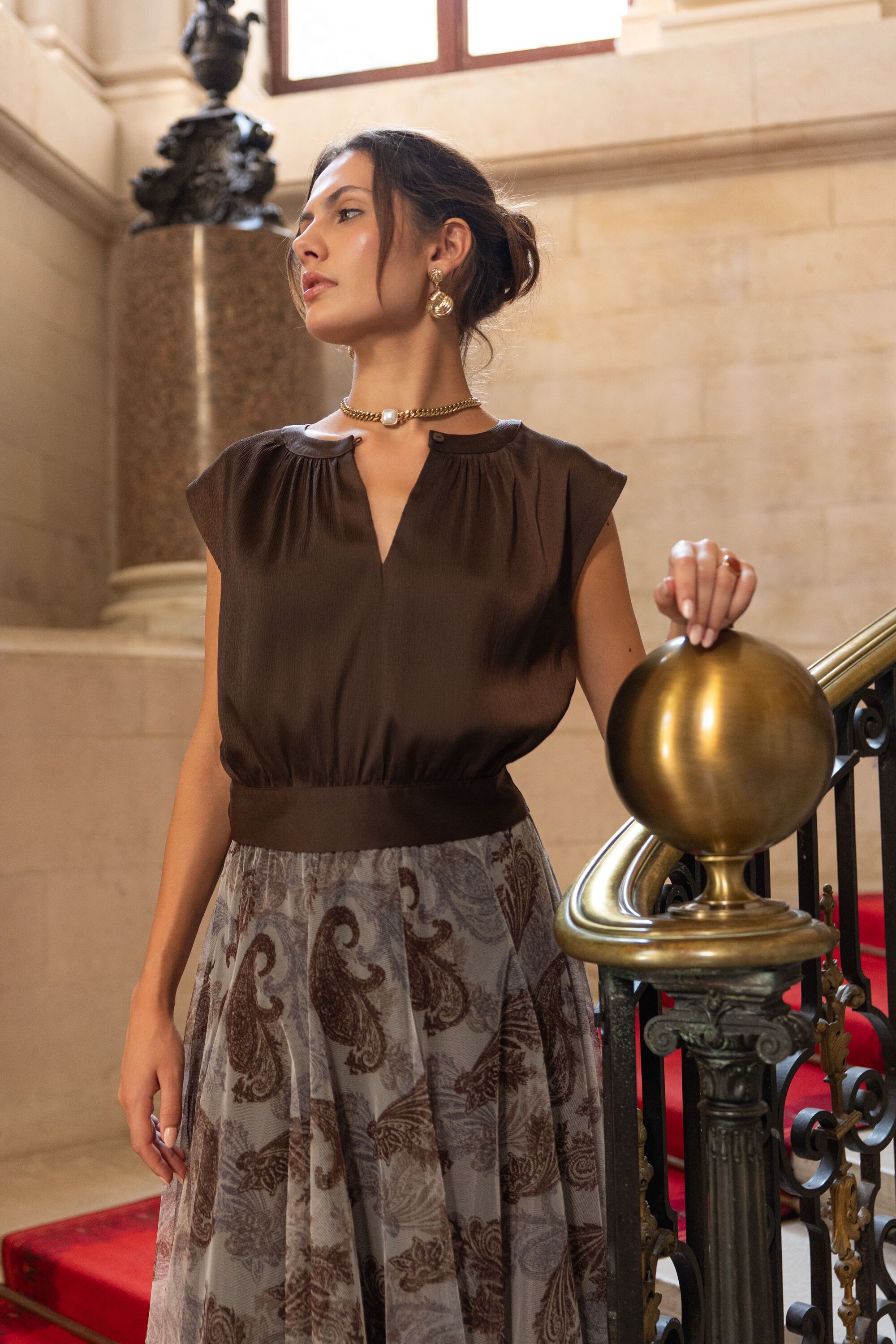 Crop top Maguie con fiocco sul retro - CK08161-1