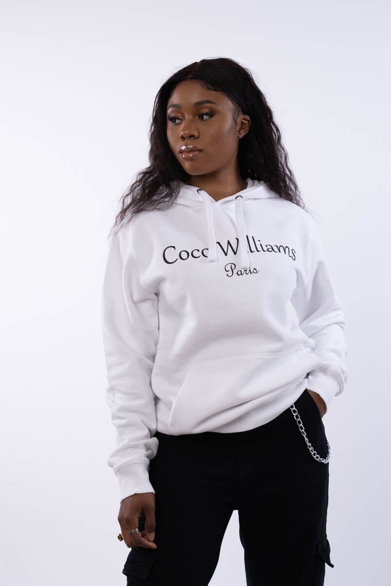 Weißer Hoodie - Coco Williams
