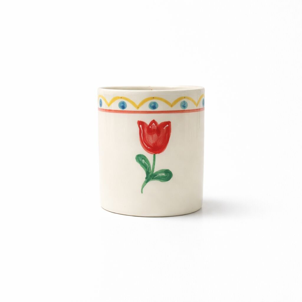 TULIP & MIMOSA CERAMIC CANDLE