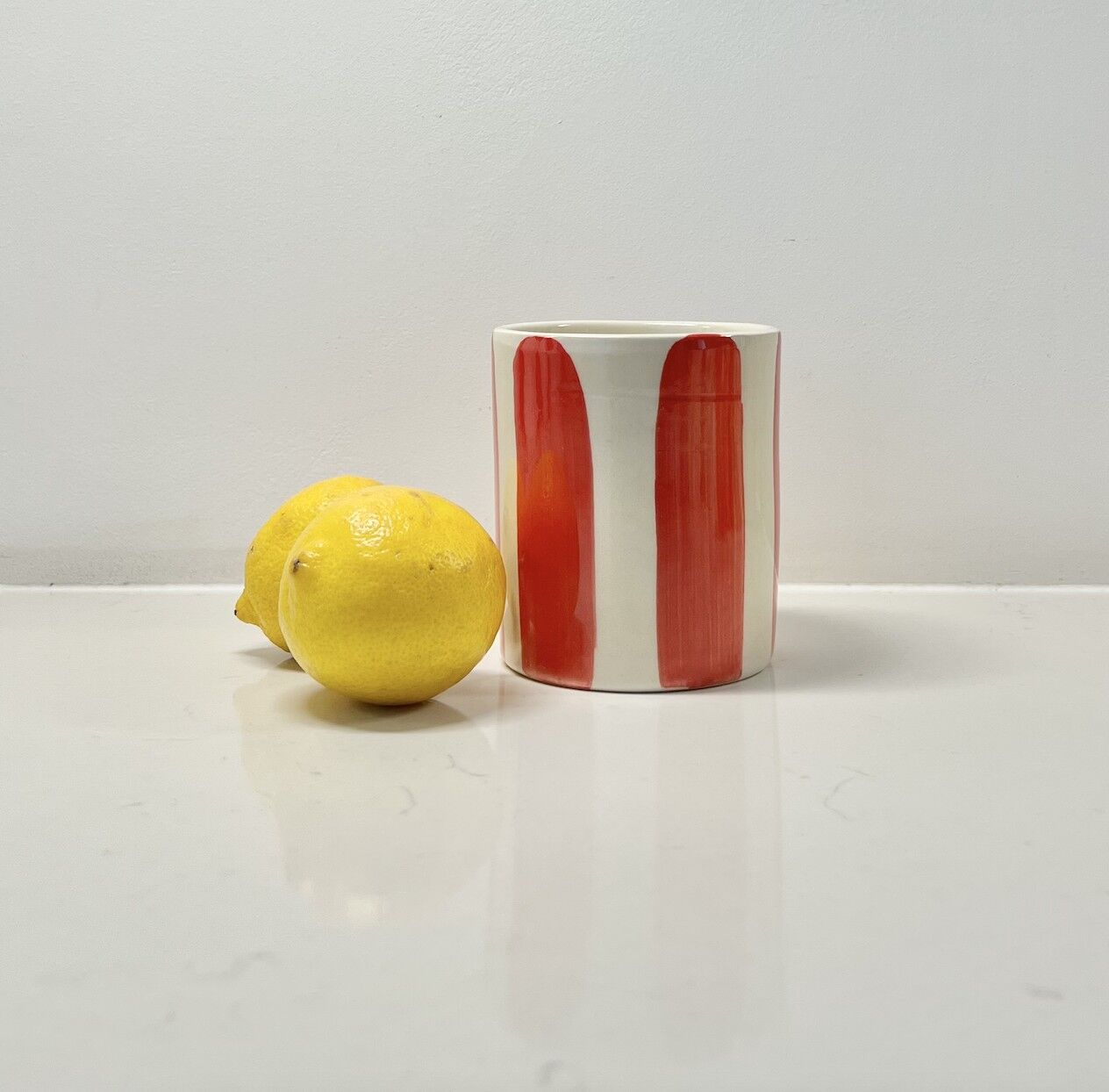 BOUGIE CÉRAMIQUE TOMATE & BASILIC