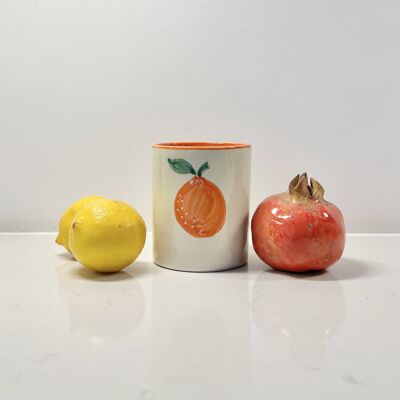 BOUGIE CÉRAMIQUE MANDARINE