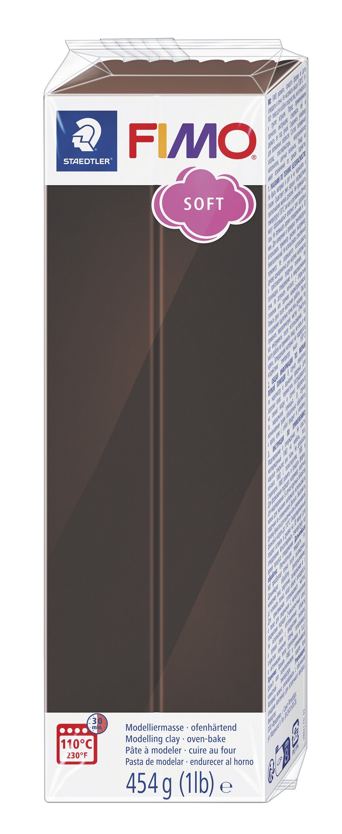 FIMO SOFT 454 G CHOCOLATE / 8021-75