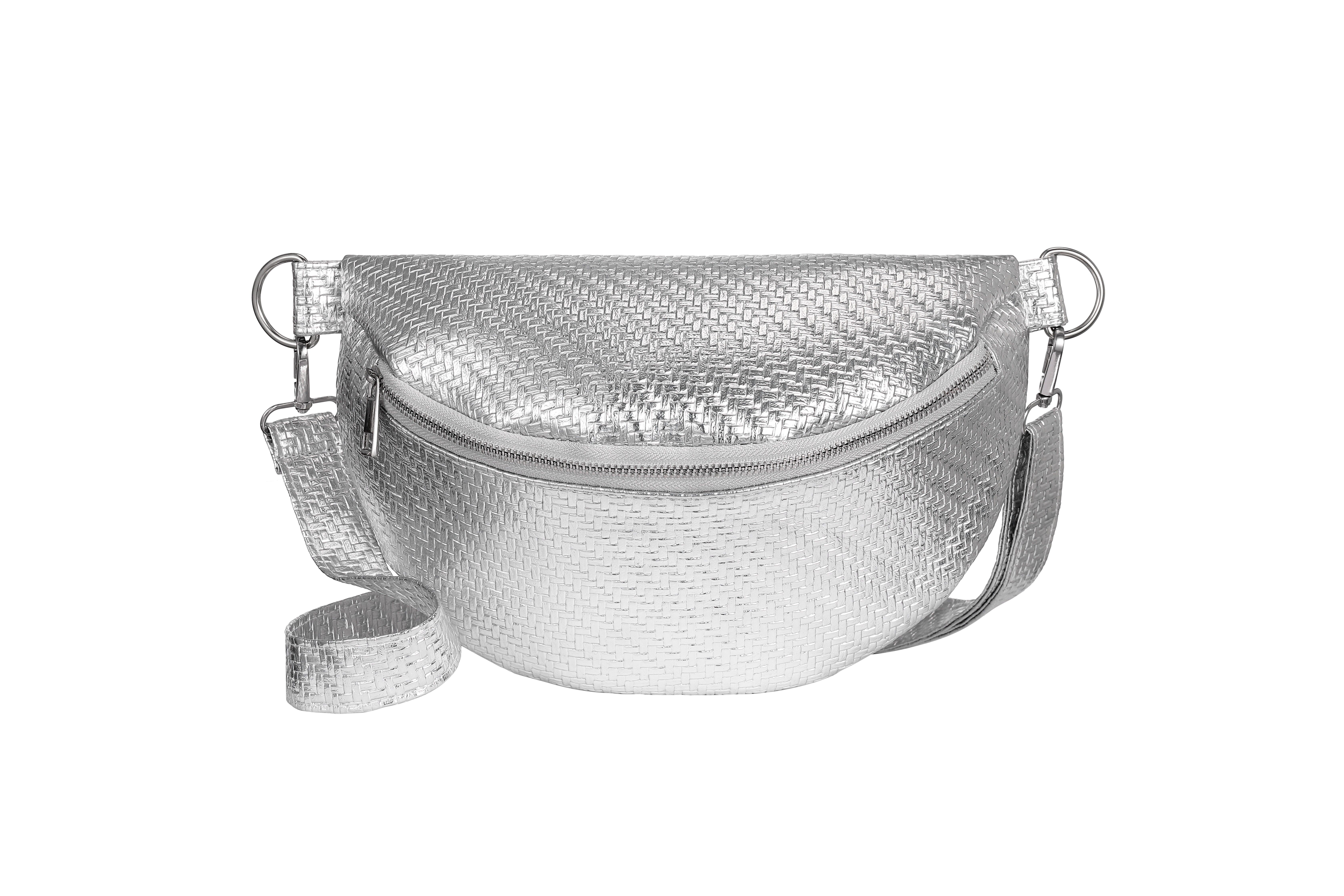 Metallic fanny pack
