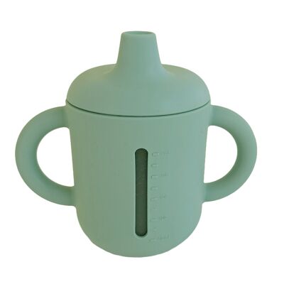 Sippy Cup Silicone 250 ml Cameo Green