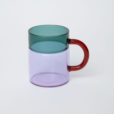 Tazza in vetro Pablo - Lilla