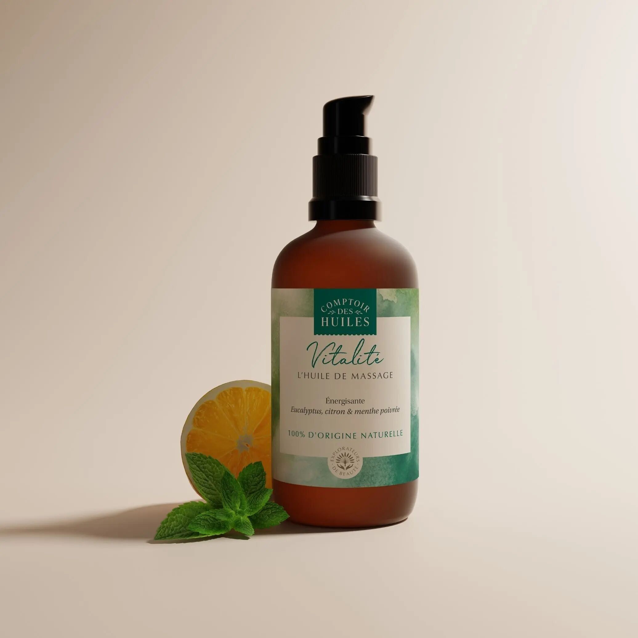 Organic Vitality Massage Oil