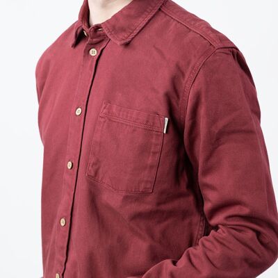 Camisa vaquera - Burdeos