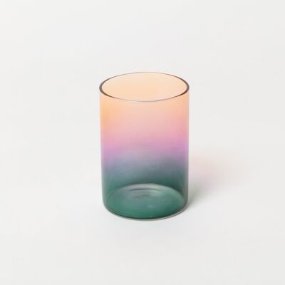 Vetro sfumato - Tre toni - Lilla / Verde acqua