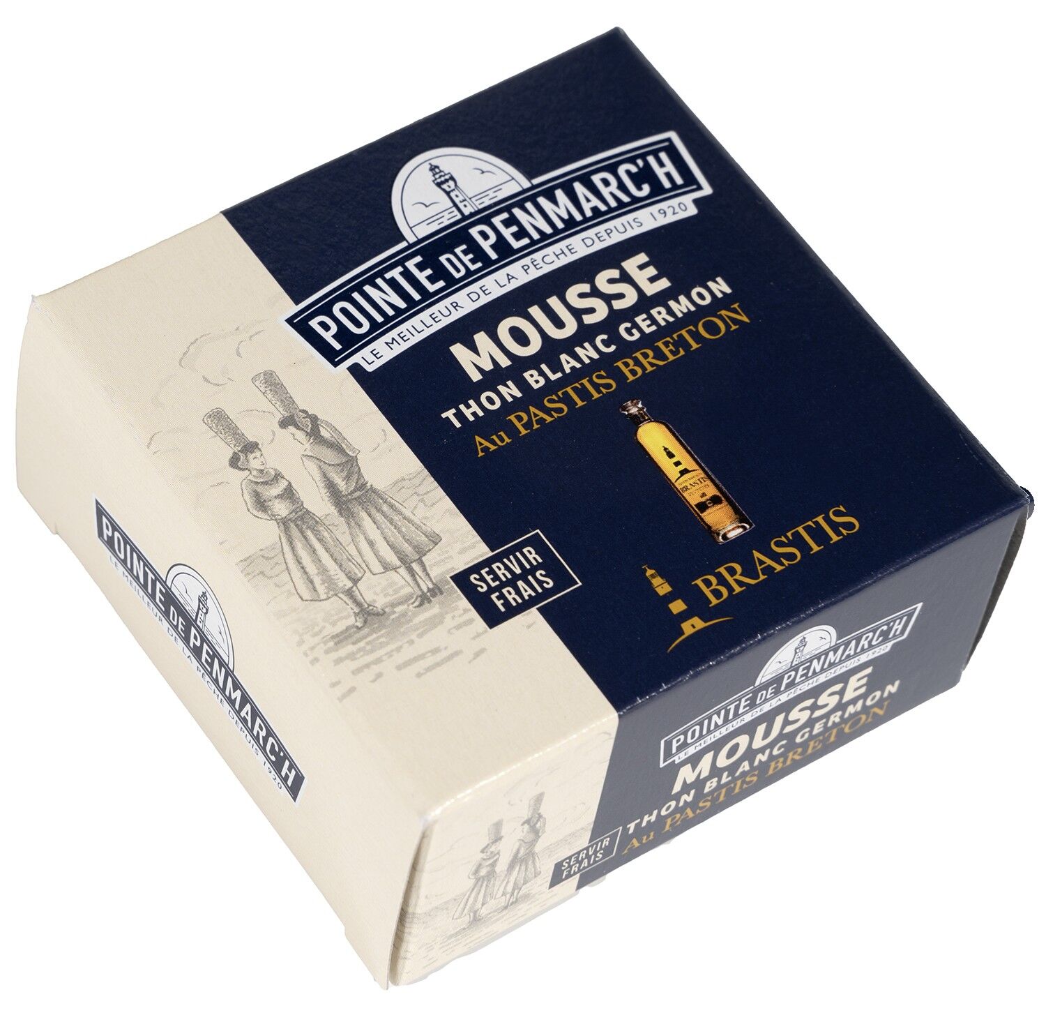 MOUSSE SPALMABILE DI TONNO BIANCO CON PASTIS BRETONE