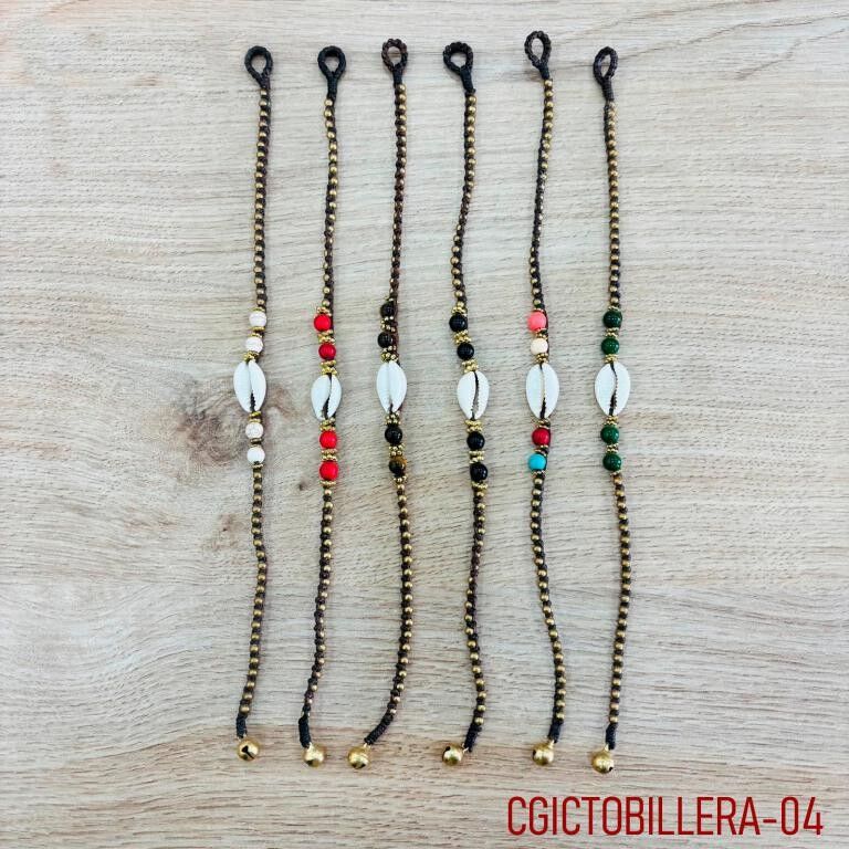 Tobillera de Mujer en Latón con Estilo Original. Rebajas B2B
