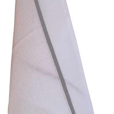 Honeycomb tea towel Couple children Strasbourg White/grey 50 x 70