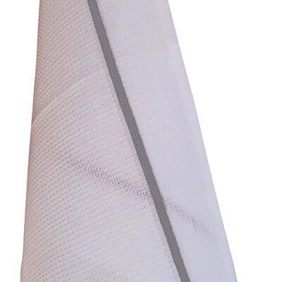 Honeycomb tea towel Stork flowers Alsace White/grey 50 x 70