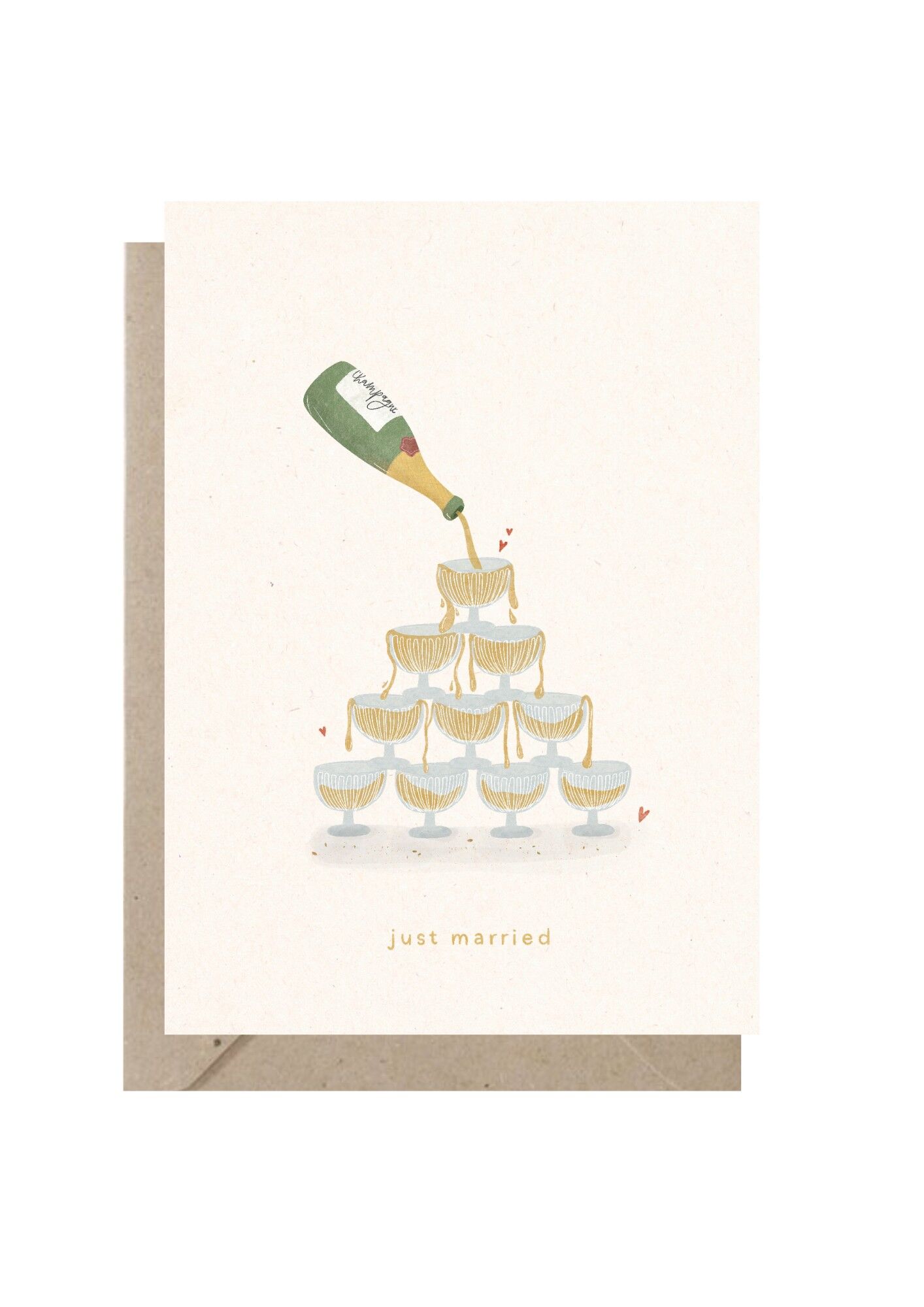 Grußkarte | Gerade geheiratet