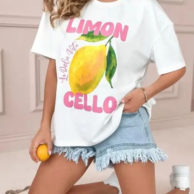 T-shirt femme imprimée - 2206-19