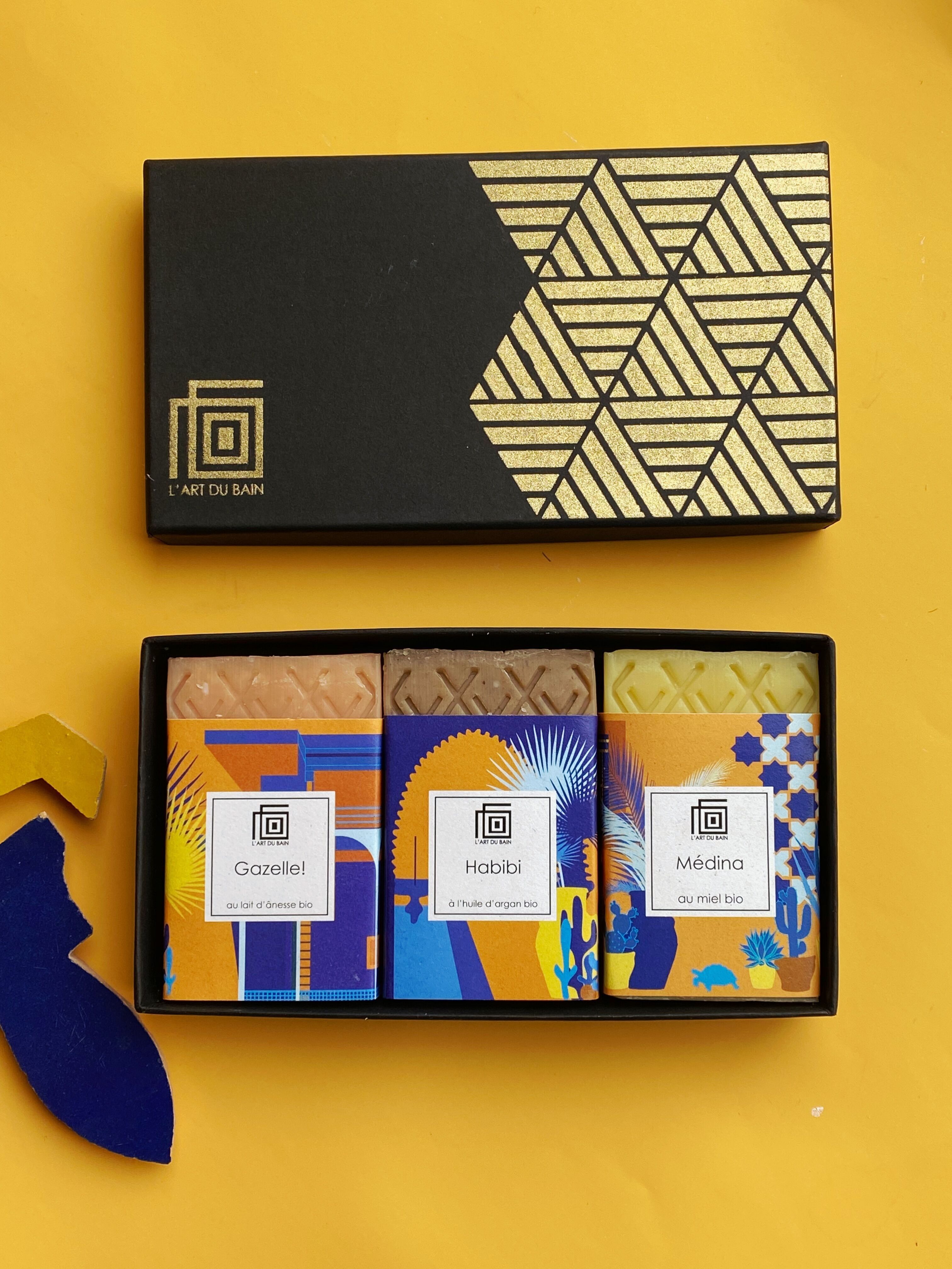 Set regalo di 3 saponi - Idea regalo di Natale