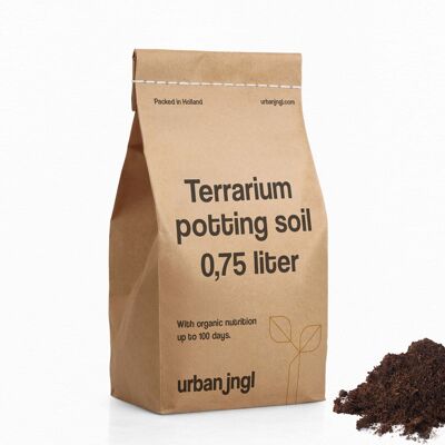 Terreau pour terrarium - 0.75 litres - Avec nutrition biologique
