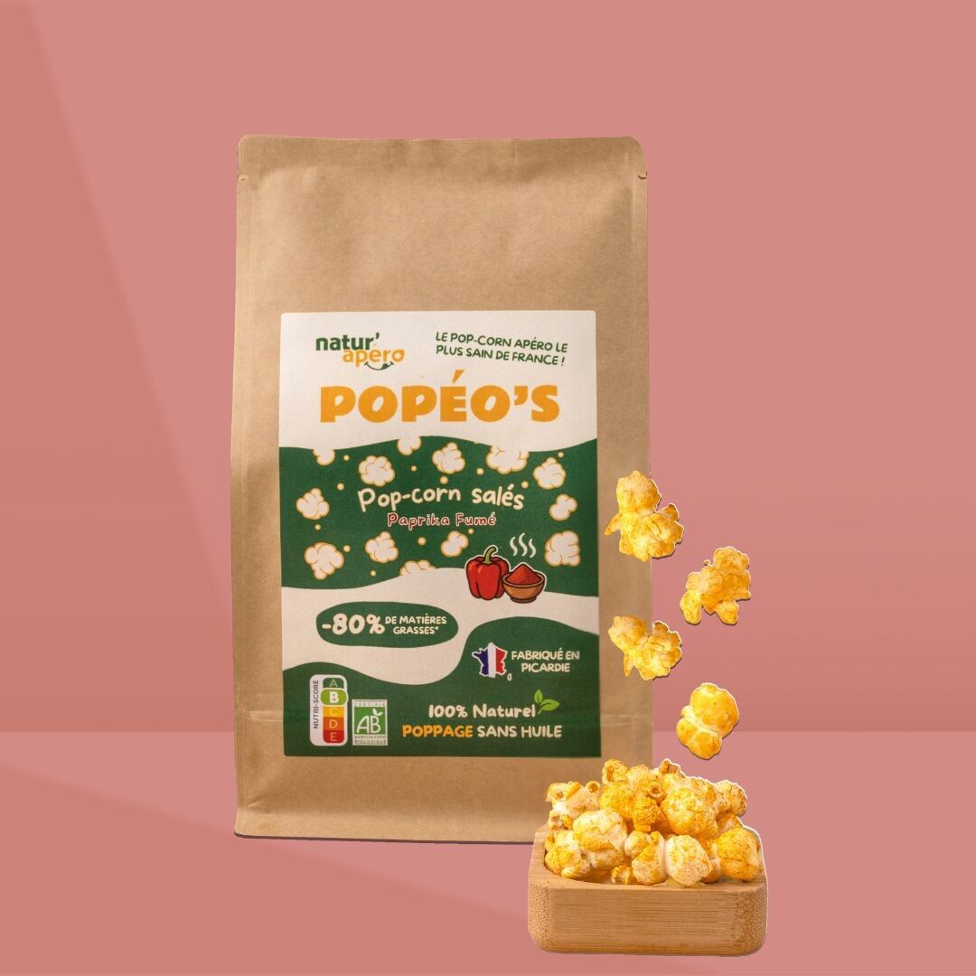 POPÉO'S - Popcorn salato - Paprika affumicata