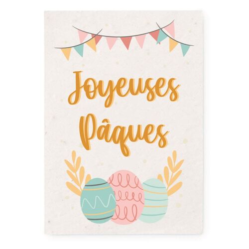Carte à planter - Joyeuses Pâques