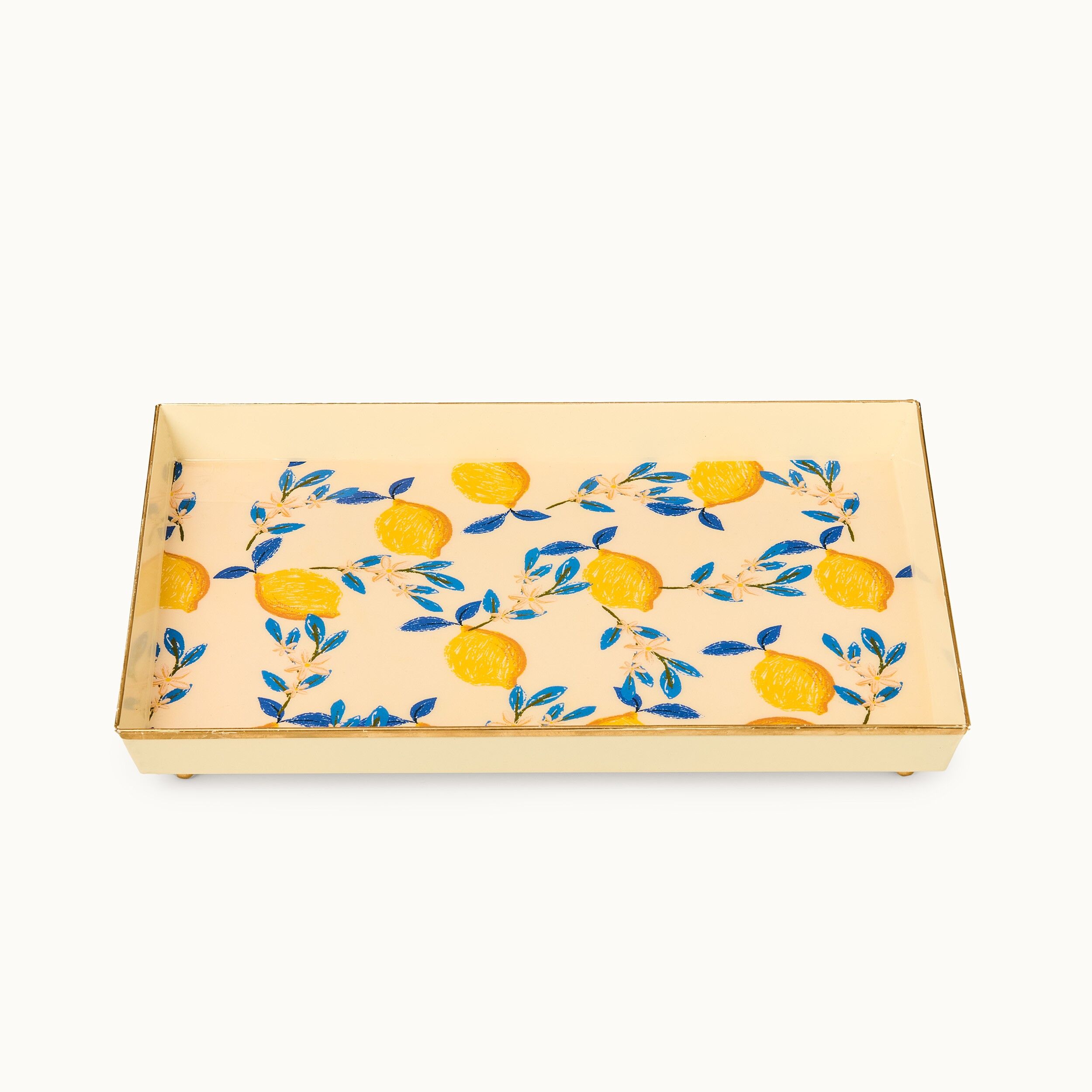 vassoio decorativo limoni