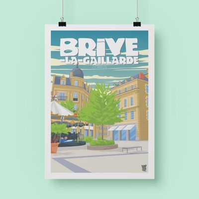 Poster "Brive la Gaillarde #1"