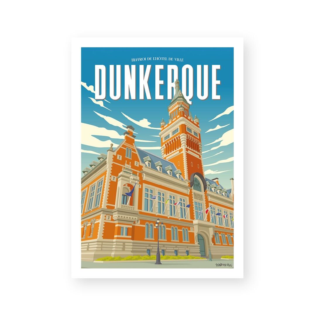 Vintage "Dunkirk" poster/wall poster