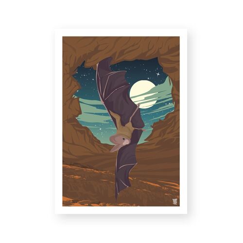 Affiche "La Chauves-souris" poster mural vintage
