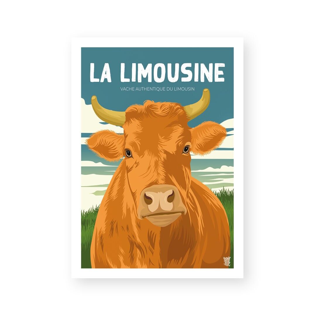 Poster da parete vintage "La Limousine".
